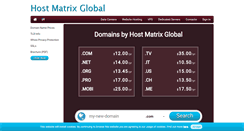 Desktop Screenshot of hostmatrix.net